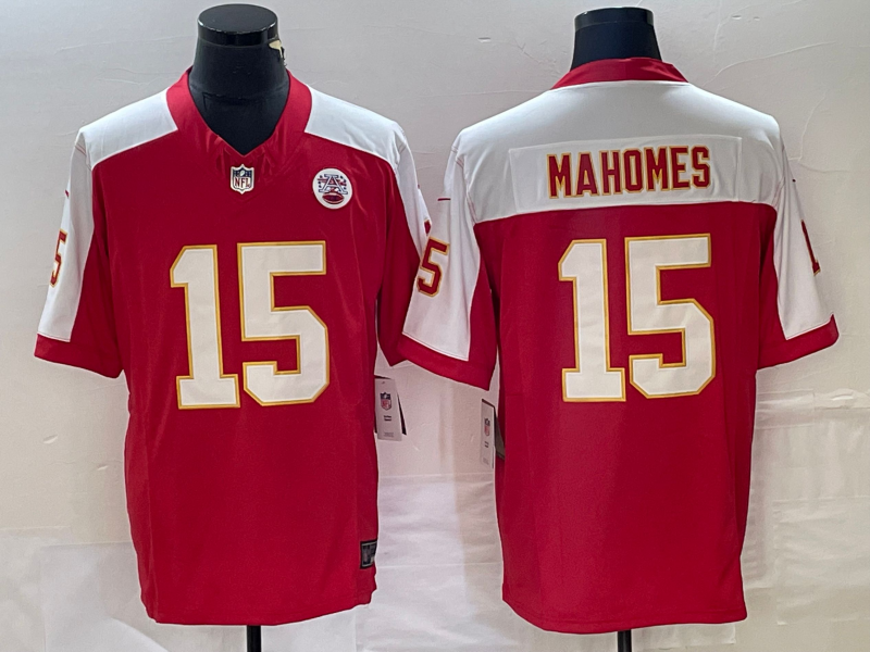 Men's Kansas City Chiefs Patrick Mahomes Red Vapor F.U.S.E. Limited Jersey