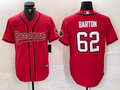 Men's Tampa Bay Buccaneers Graham Barton Red Game Jersey