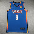 Men's Oklahoma City Thunder Jalen Williams Blue Swingman Jersey - Icon Edition