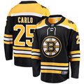 Men's Boston Bruins Brandon Carlo Black Replica Player Jersey
