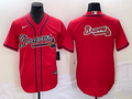 Men's Atlanta Braves Red Replica Team Jersey