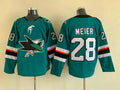 Men's San Jose Sharks Timo Meier Teal Home Breakaway Jersey