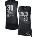 Men's Seattle Storm Breanna Stewart Black Rebel Edition Victory Player Jersey