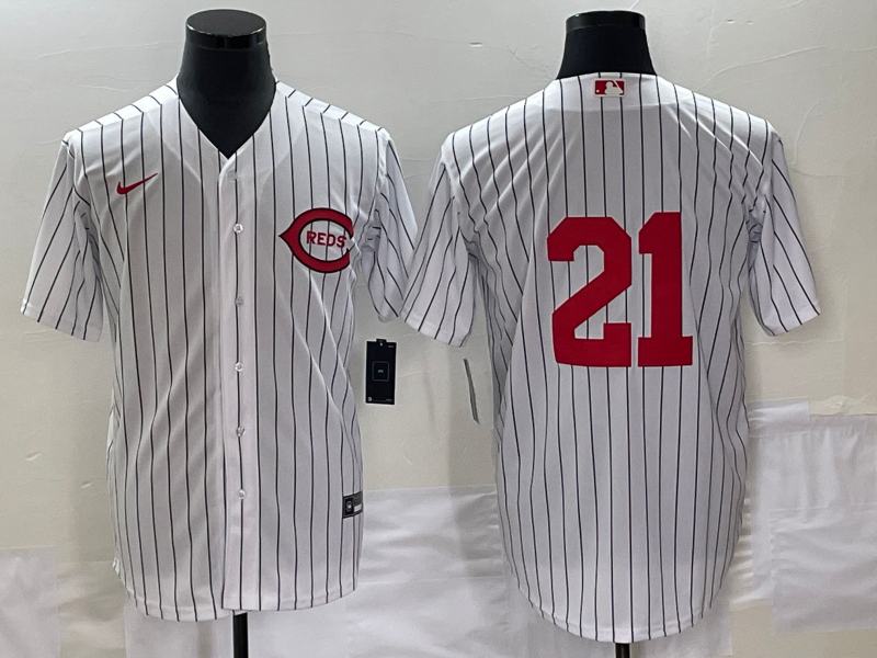 Men's Cincinnati Reds Hunter Greene White 2022 MLB at Field of Dreams Game Authentic Player Jersey