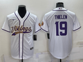 Men's Minnesota Vikings Adam Thielen White Game Jersey Joint Edition