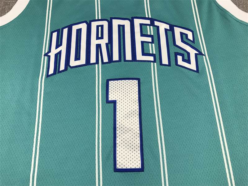 Men's Charlotte Hornets LaMelo Ball Teal 2022/23 Swingman Jersey - Icon Edition