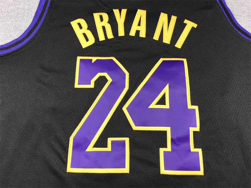 Men's Los Angeles Lakers Kobe Bryant Black 2023/24 Swingman Jersey - City Edition
