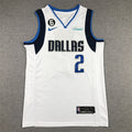 Men's Dallas Mavericks Kyrie Irving White Fast Break Replica Jersey - Association Edition