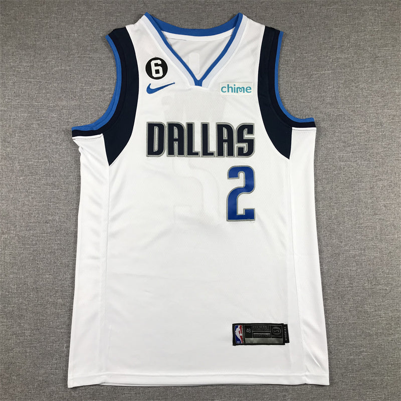 Men's Dallas Mavericks Kyrie Irving White Fast Break Replica Jersey - Association Edition