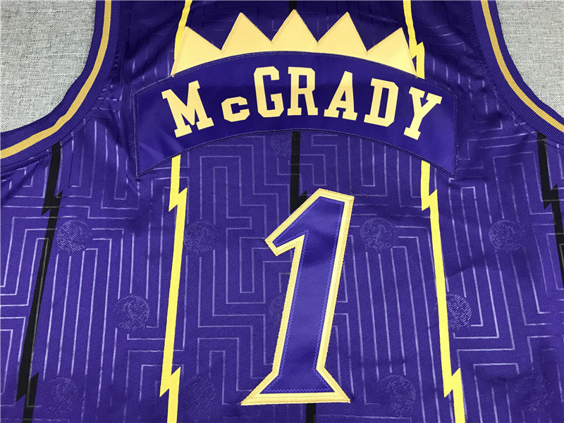 Men's Toronto Raptors Tracy McGrady 1998-99 Purple Hardwood Classics Swingman Jersey