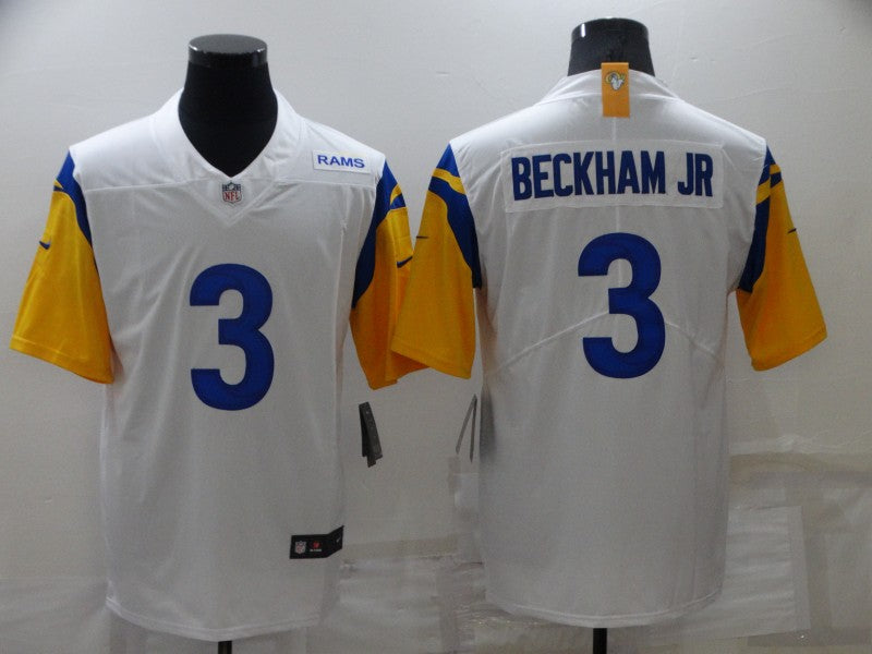 Men's Los Angeles Rams Odell Beckham Jr. White Game Jersey