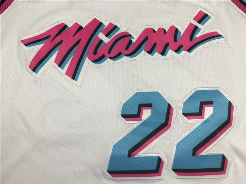 Men's Miami Heat Jimmy Butler NBA White Swingman Jersey