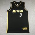 Men's Miami Heat Dwyane Wade NBA Black Swingman Jersey