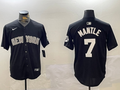 Men's New York Yankees Mickey Mantle Black Game Jersey