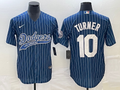 Men's Los Angeles Dodgers Justin Turner Blue Player Jersey Joint Edition