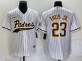 Men's San Diego Padres Fernando Tatis Jr. White Replica Player Jersey Joint Edition