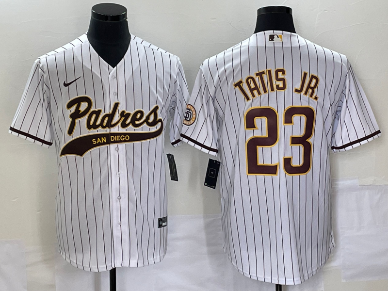 Men's San Diego Padres Fernando Tatis Jr. White Replica Player Jersey Joint Edition