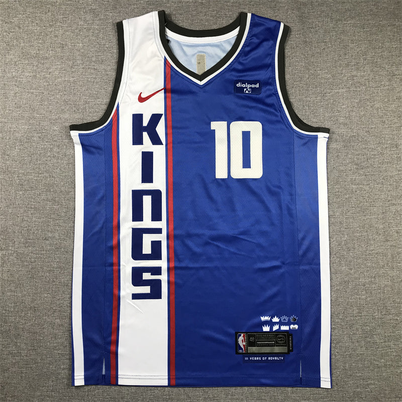 Men's Sacramento Kings Domantas Sabonis Blue 2023/24 Swingman Jersey - City Edition