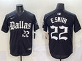 Men's Dallas Cowboys Emmitt Smith Black Team Game Player Jersey