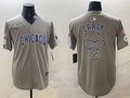 Men's Chicago Cubs Harry Caray Gray Replica Player Jersey