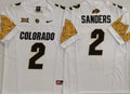 Men's Colorado Buffaloes Shedeur Sanders White Jersey