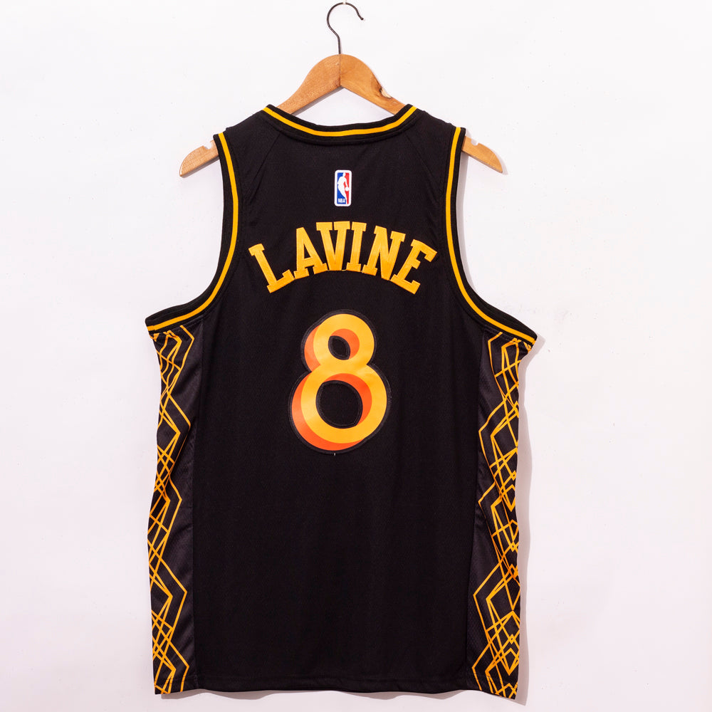 Men's Chicago Bulls Zach LaVine Black 2020/21 Swingman Jersey - City Edition