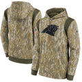 Men's Carolina Panthers 2021 Salute to Service Hoodie Camouflage