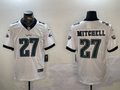 Men's Philadelphia Eagles Quinyon Mitchell White Game Jersey