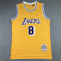 Men's Los Angeles Lakers Kobe Bryant 1996-97 Yellow Hardwood Classics Authentic Jersey