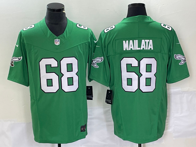 Men's Philadelphia Eagles Jordan Mailata Kelly Green Game Jersey