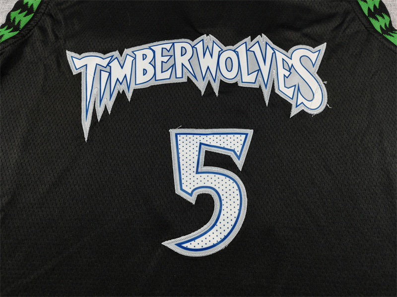 Men's Minnesota Timberwolves Anthony Edwards Black Swingman Jersey