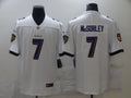 Men's Baltimore Ravens Trace McSorley White Game Jersey