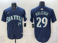 Men's Seattle Mariners Cal Raleigh Navy Limited Player Jersey