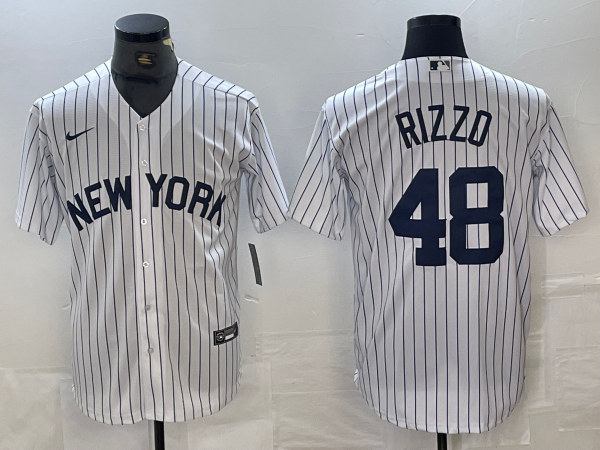 Men's New York Yankees Anthony Rizzo White Limited Jersey