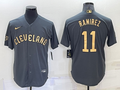 Men's Cleveland Guardians Jose Ramirez Gray Replica Player Jersey