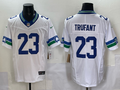 Men's Seattle Seahawks Marcus Trufant White Alternate Game Jersey