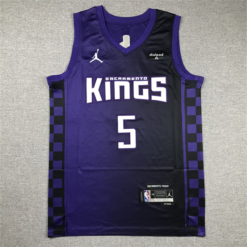 Men's Sacramento Kings De'Aaron Fox Purple Swingman Jersey - Statement Edition