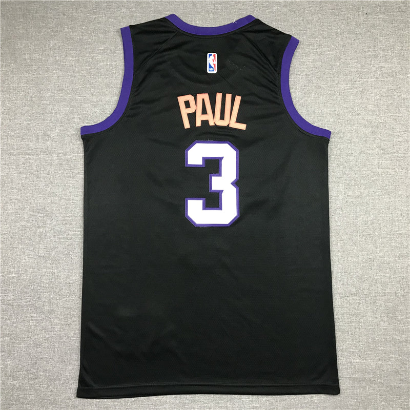 Men's Phoenix Suns Chris Paul Black 2020/21 Swingman Jersey