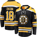 Men's Boston Bruins Pavel Zacha Black Replica Player Jersey