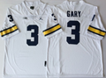 Men's Michigan Wolverines Rashan Gary White Alumni Player Game Jersey