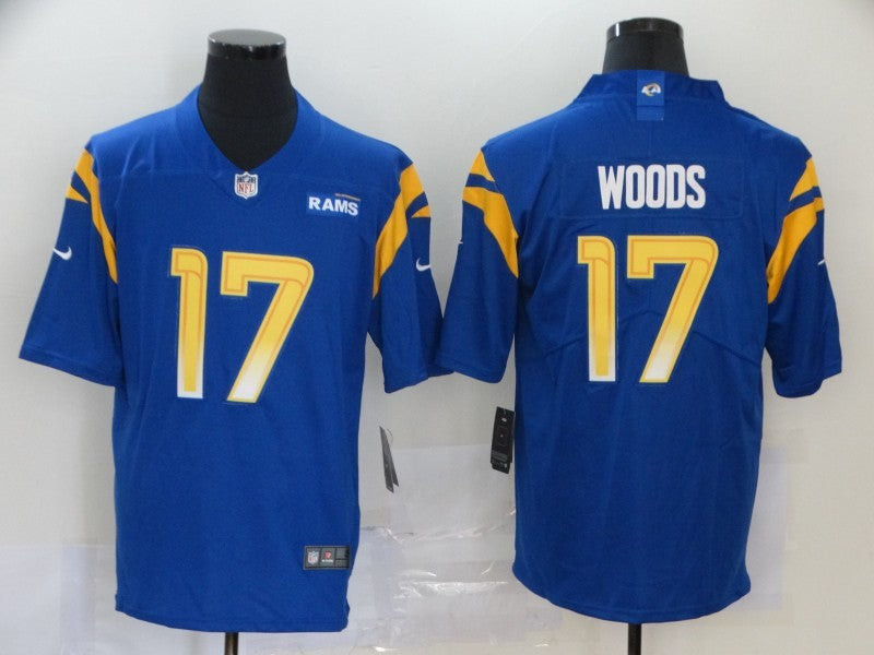 Men's Los Angeles Rams Robert Woods Blue Game Player Jersey
