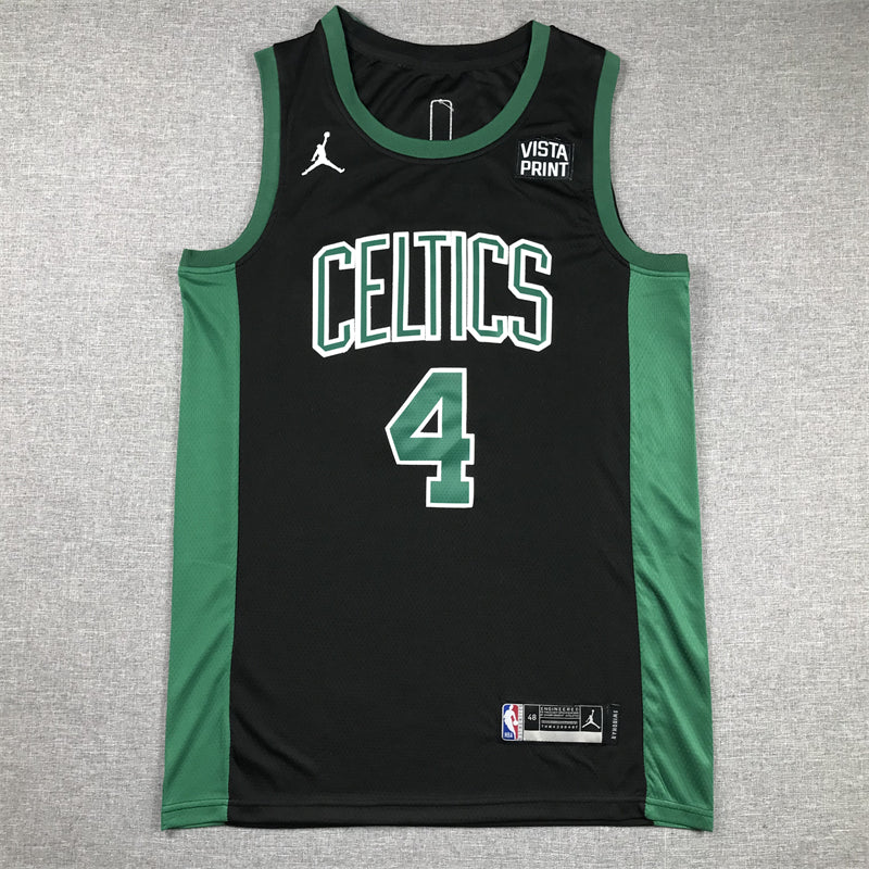 Men's Boston Celtics Jrue Holiday Black Swingman Jersey - Statement Edition