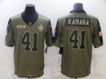 Men's New Orleans Saints Alvin Kamara Brown Game Player Jersey