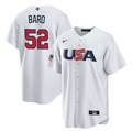 Men's 2023 World Baseball Classic Daniel Bard USA White Jersey