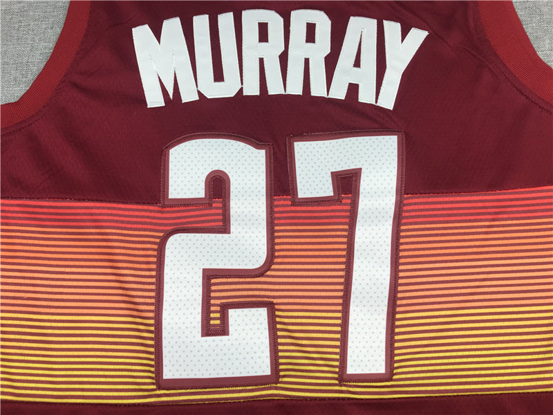 Men's Denver Nuggets Jamal Murray Red Swingman Player Jersey