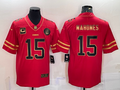 Men's Kansas City Chiefs Patrick Mahomes Red Player Jersey