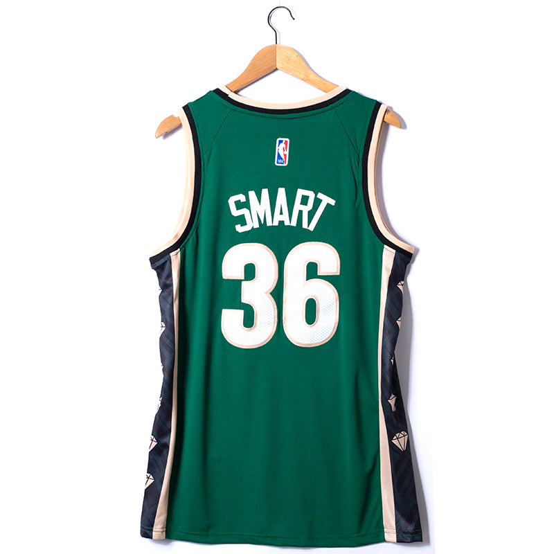 Men's Boston Celtics Marcus Smart Green 2022/23 Swingman Jersey - City Edition