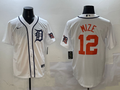 Men's Detroit Tigers Casey Mize White Replica Player Jersey