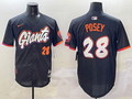 Men's San Francisco Giants Buster Posey Black 2025 City Connect Limited Player Jersey