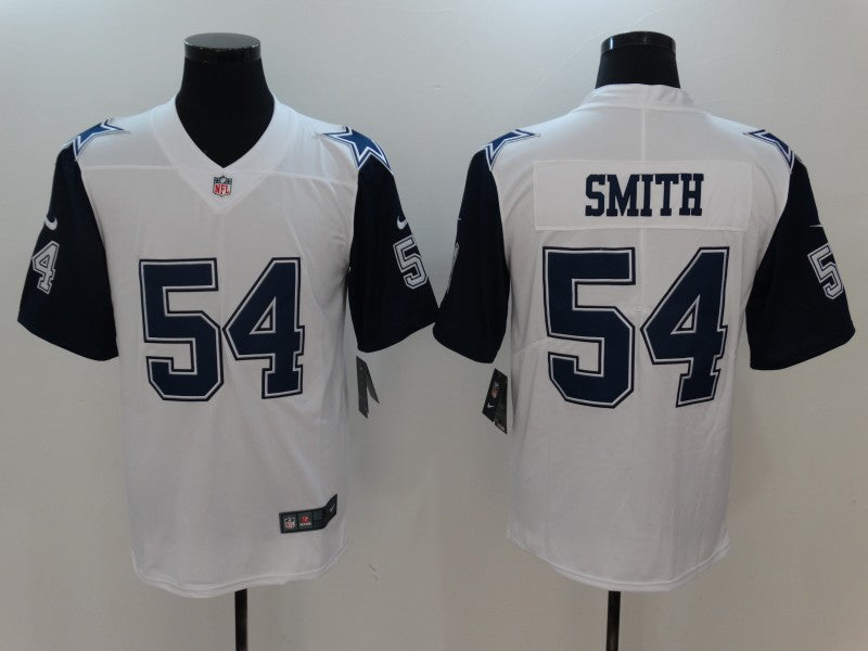 Men's Dallas Cowboys Jaylon Smith White Game Jersey